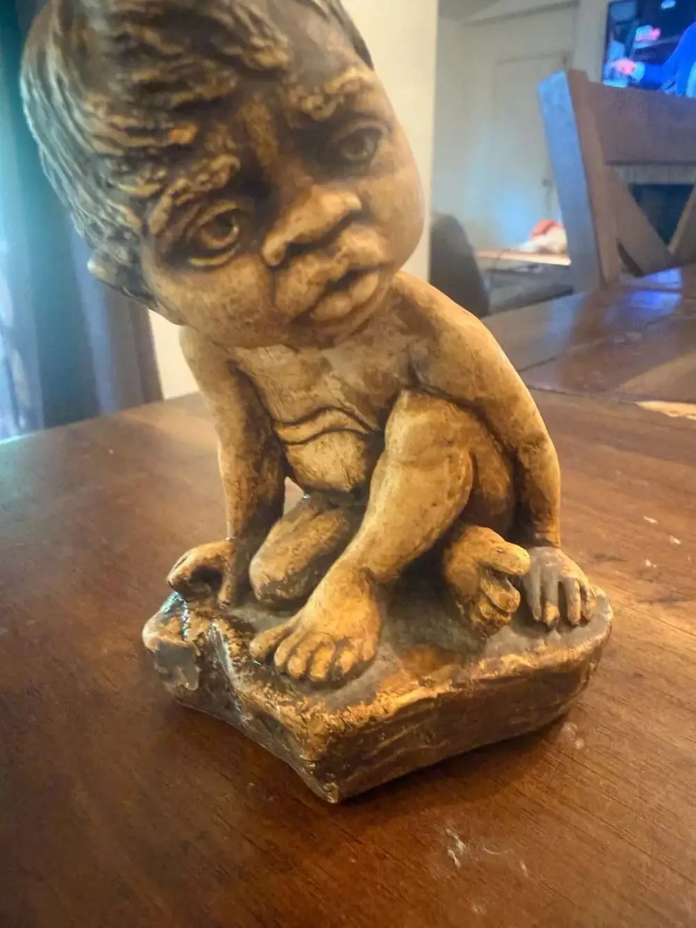 Edm Australia Handcrafted Mythical Child Imp Statue Sculpture Figurine